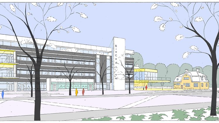 Nya BioCentrum vid SLU Uppsala