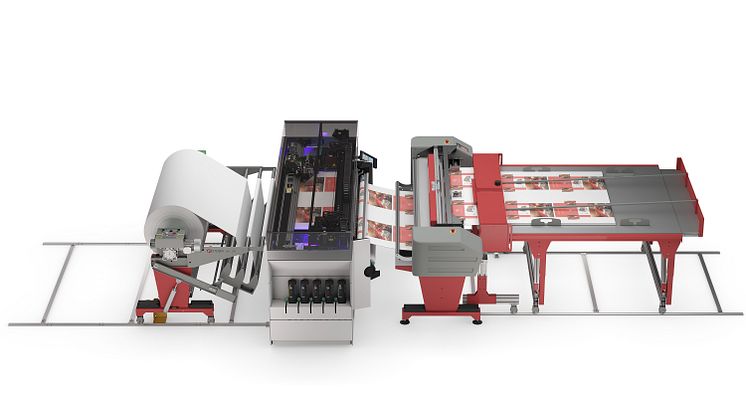 Konfigurationen UVgel Packaging Factory skapar imponerande tryckta förpackningar för detaljhandel, konsumenter och lyxartiklar.