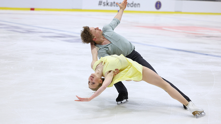 Historiskt silver för Milla Ruud Reitan och Nikolaj Majorov i isdans