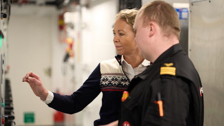 Hedda Felin på MS Richard With