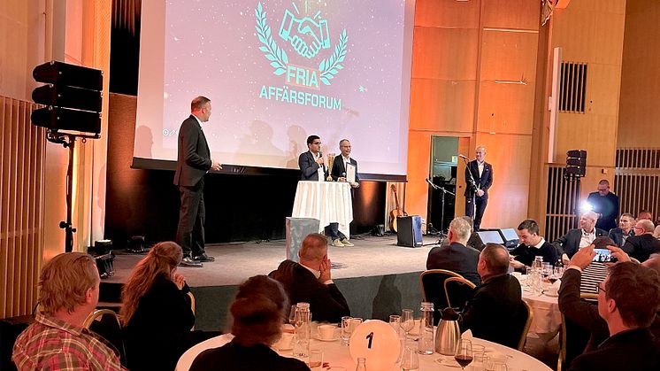 TECCA vann priset Årets Leverantör som delades ut på Sveriges Fria Bygghandlares Affärsforum i Upplands Väsby.