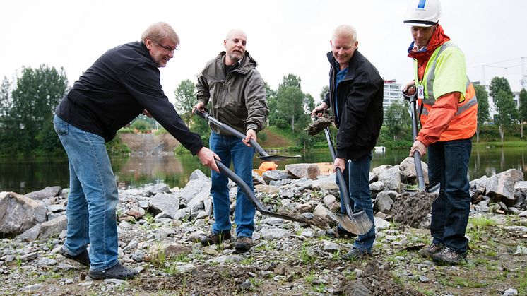 Byggstart för träbro i världsklass