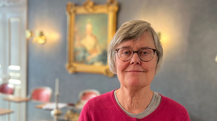 Forskning inom humaniora och samhällsvetenskap är viktig för att möta de stora utmaningar som världen står inför i dag menar Vitterhetsakademiens nya ständige sekreterare Maria Ågren. Foto: Kungl. Vitterhetsakademien.