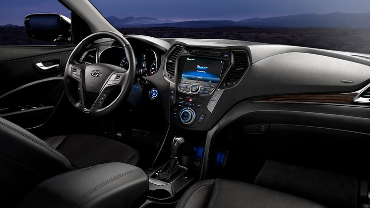 Nye Hyundai Santa Fe: Interiør