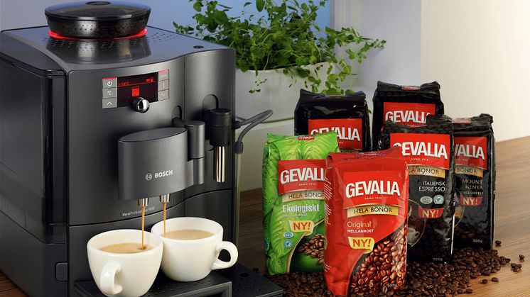 Bosch och Gevalia – för den perfekta koppen kaffe 