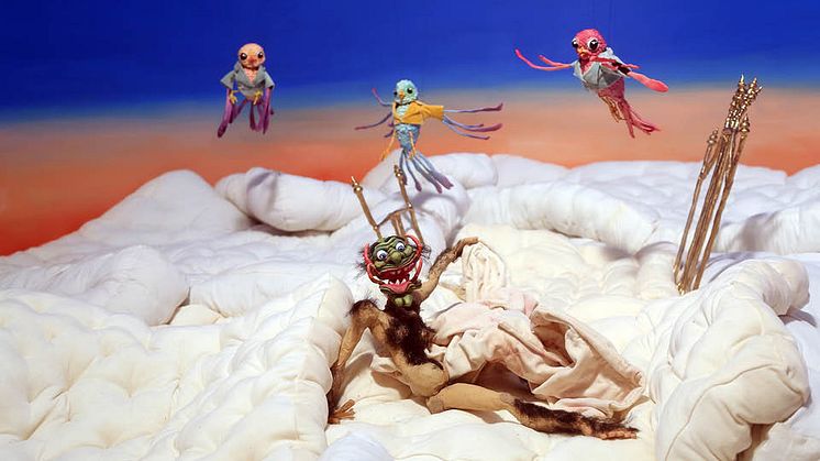 Still image from Nathalie Djurberg & Hans Berg «This is Heaven»  (2019), courtesy the artists.