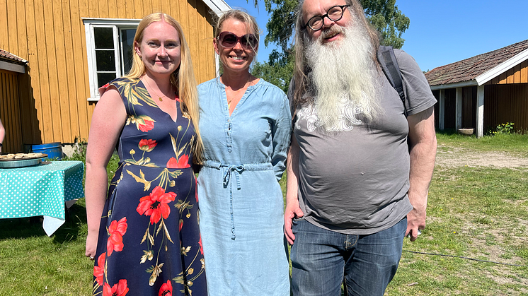 Ida Christoffersen (Geitmyra), Bente Bugge-Erlingsen (Geitmyra) og kulinarisk arkeolog, Daniel Serra 