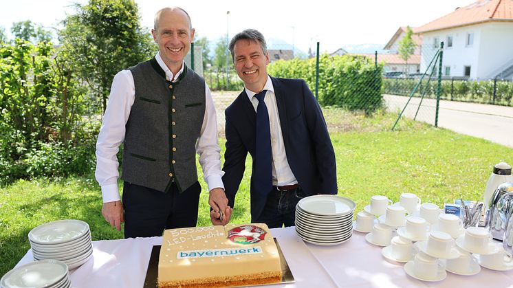 Inbetriebnahme der 500.000. LED-Leuchte