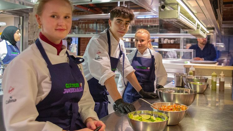 Geitmyra Juniorkokker med pop up-restaurant i Mathallen 
