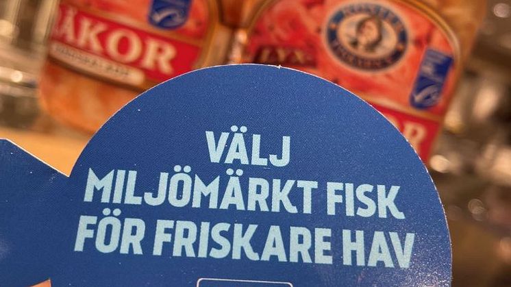 Titta alltid efter den blå fisken i butiken