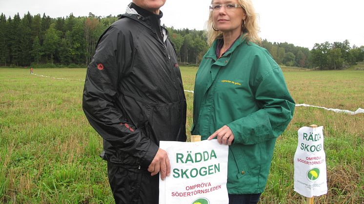 Välkomnar Naturskyddsföreningens skarpa kritik av Trafikverkets arbete med Södertörnsleden 
