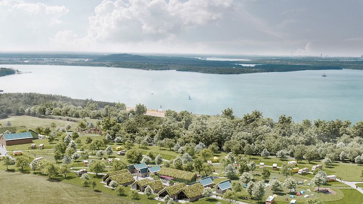 Inklusionscampingplatz am Störmthaler See - Visualisierung: SEB