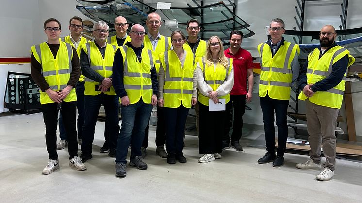 Finans Norge Forsikringsdrift (FNF) besøker hovedkontoret til Hurtigruta Carglass® for utvikling av DBS-systemet.