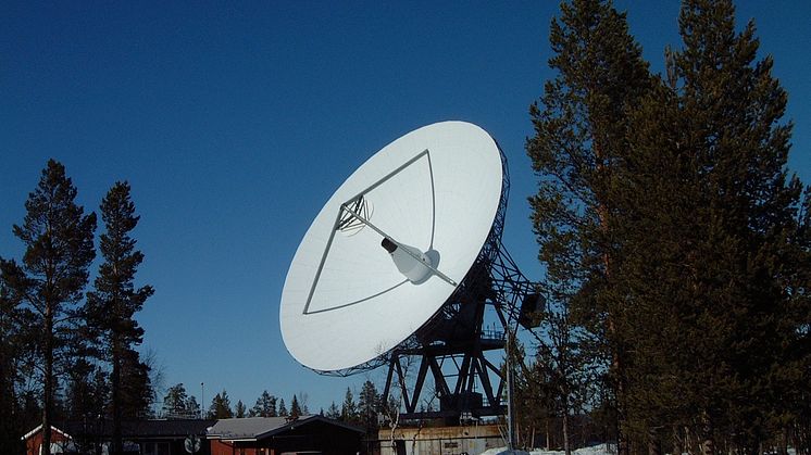 EISCAT:s mottagarstation i Kiruna