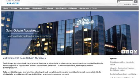 Saint-Gobain Abrasives lanserar ny hemsida
