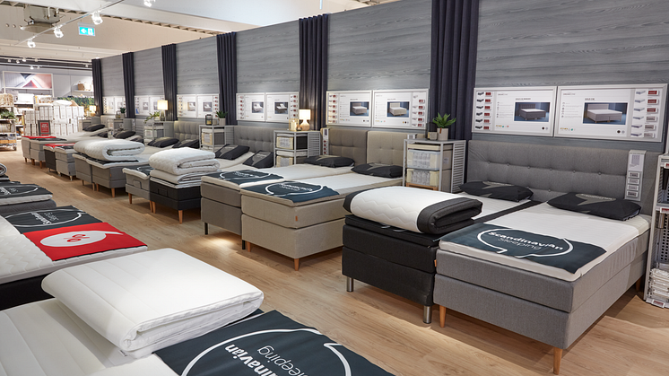 JYSK store mattress studio