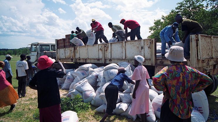 Matutdelning i Zimbabwe