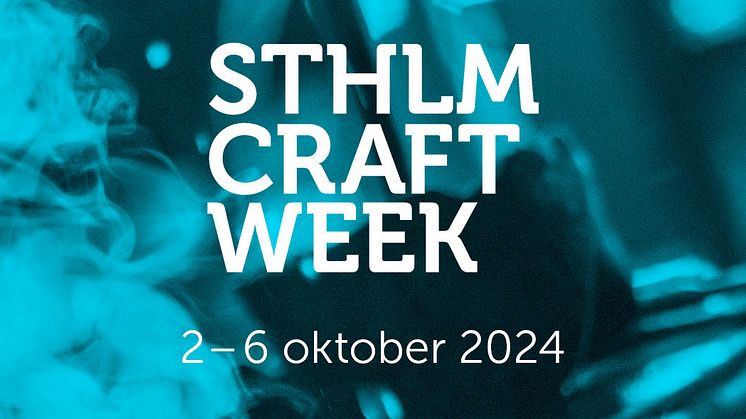Stockholm Craft Week 2024 invigs av Kakan Hermansson