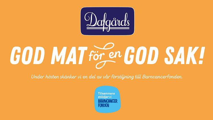 Dafgårds fortsätter stötta Barncancerfonden 