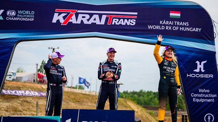 Klara Andersson tog en tredjeplats i Ungern