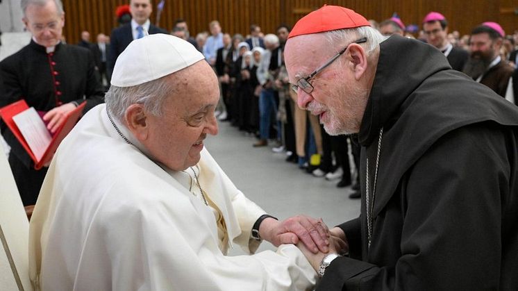 Påve Franciskus och kardinal Arborelius 3 februari 2025
