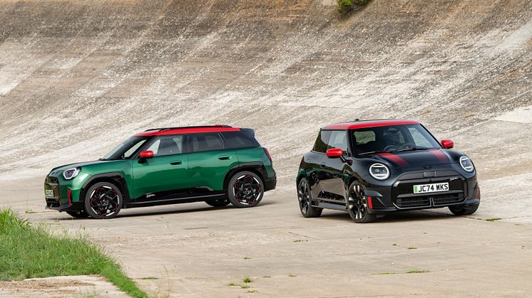 MINI JCW Electric og MINI JCW Aceman