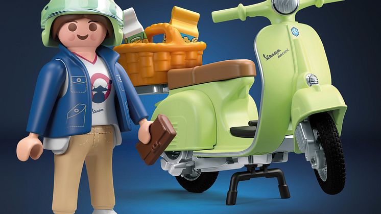 1969 Vespa 150 Sprint Veloce, Hellgrün (71621) von PLAYMOBIL