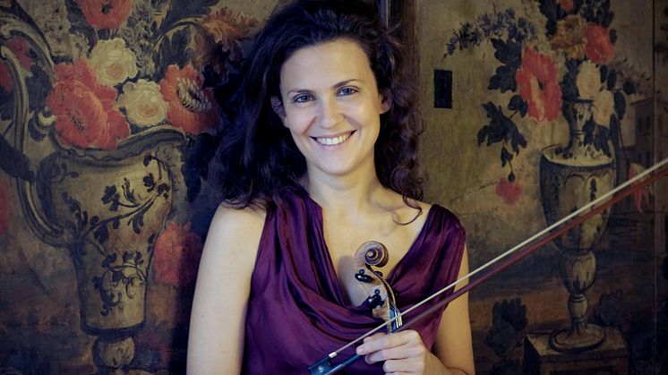Violinvirtuosen Lorenza Borrani i konsert med Musica Vitae. Foto: Piera Mungiguerra