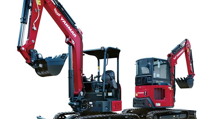 Yanmar Compact Equipment unveils New Zero-Tail Swing Mini Excavators |  Yanmar Holdings Co., Ltd.
