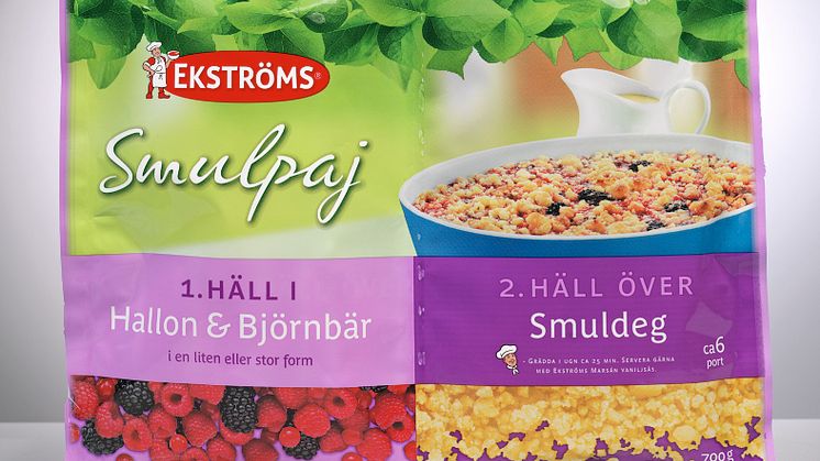 Ekströms Smulpaj – Hallon/Björnbär