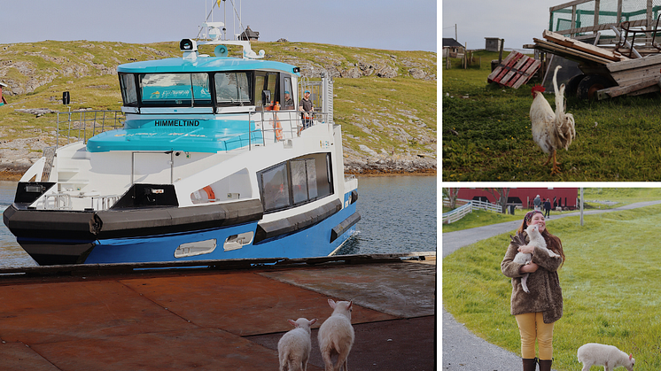 Tiny and Stein with the Nordland Express Boat, Selvær, Træna
