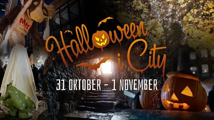 Ett av årets mest uppskattade event - Halloween i City - blir nu två dagar