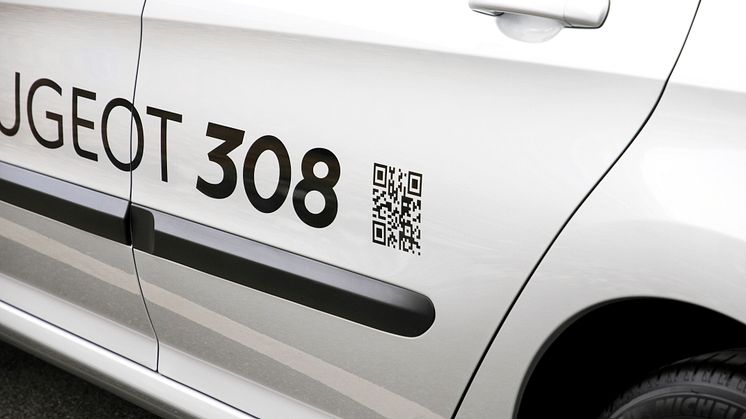 308 med QR kode
