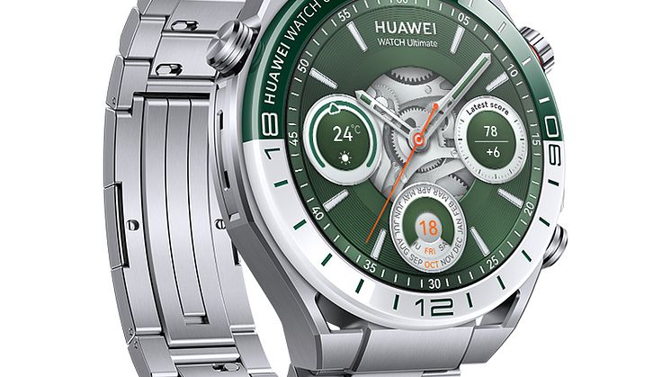 Huawei Watch Ultimate_Product Image_Green_Titanium_Right