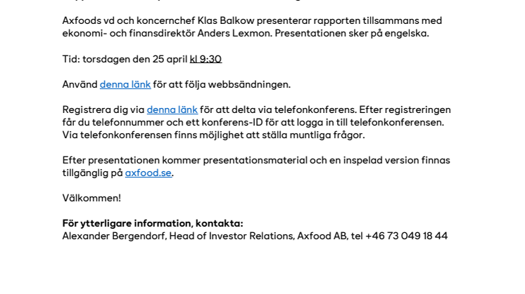 Inbjudan till presentation av Axfoods.pdf