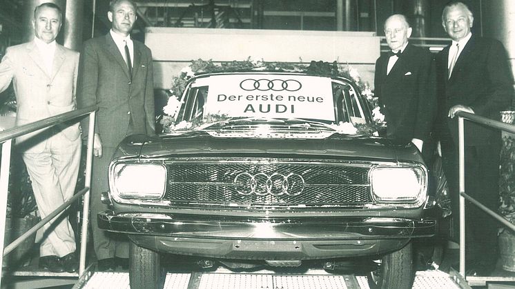 the first post-Second World War Audi rolled off the assembly line on August 13, 1965