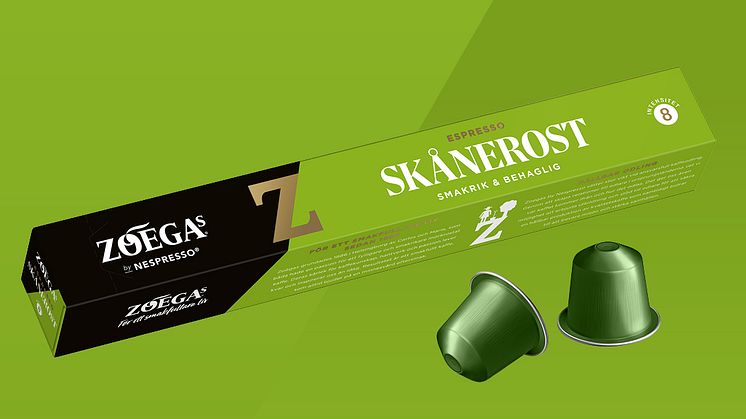 Nyhet: Äntligen finns Espresso Skånerost som kapsel till din Nespressomaskin 