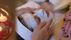 Elever ger spa-behandling