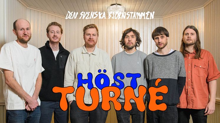 Den Svenska Björnstammen avslöjar stoppen på sin kommande höstturné!