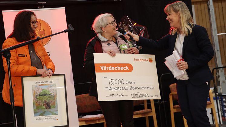 Från vänster Lena Hedberg, Emma Brandin och Ing-Marie Bergman. Foto: Eva Kallersand, Mora tidning
