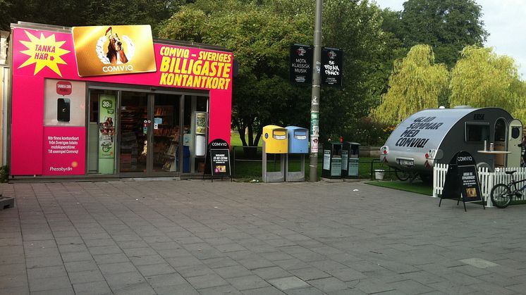 Pressbyrån blir Comviq för en dag.