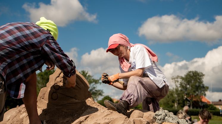 Skulptörerna Piotr Boron & Lucyna Kujawa