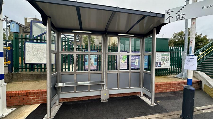 New waiting shelter at Royston