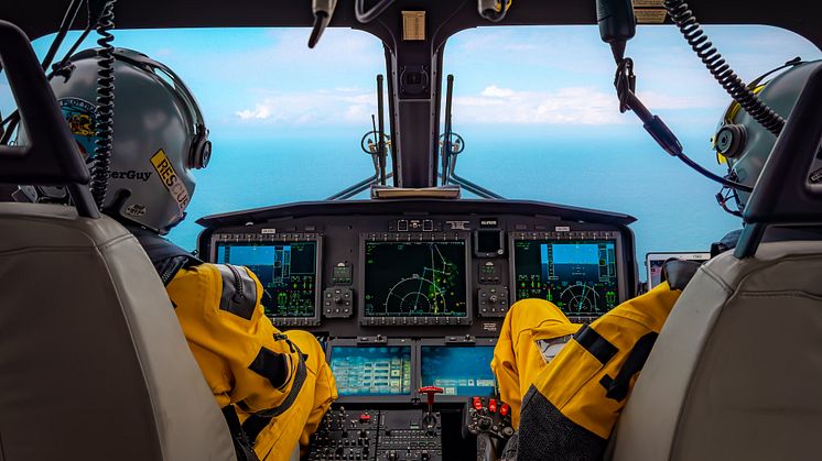 Cockpit i helikopter