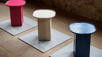 Quatrefoil tables by Johnny Hayes and Josh South. Photo by Jennine Wilson.png