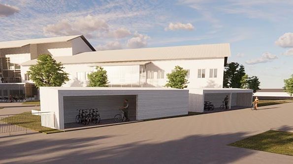 Skogsgården beräknas vara klart för inflyttning i början av 2025.