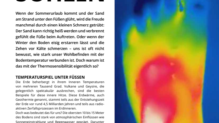 Thermosensibilität: Auf heißen Sohlen