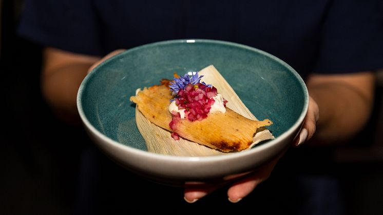 Tamales med klippfisk fra Mexico