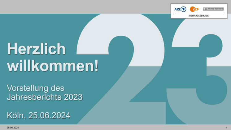 Präsentation zum Jahresbericht 2023
