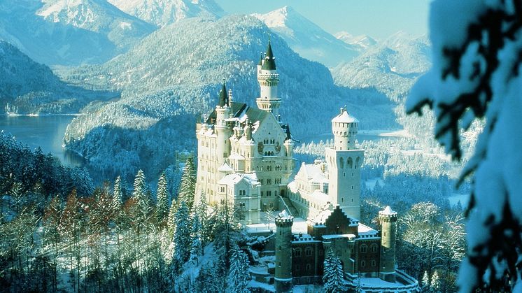 Sagoslottet Neuschwanstein i södra Bayern. FOTO: Deutsche Zentrale für Tourismus e.V.